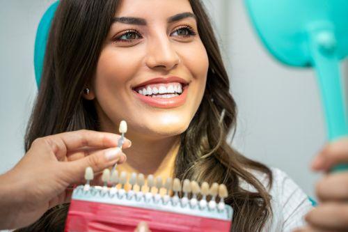 teeth whitening shade guide
